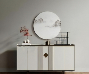 New Chinese Style Side Cabinet-ID:155509957