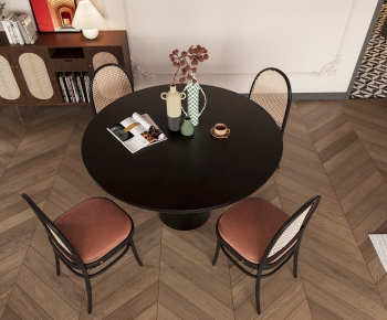 Modern Dining Table And Chairs-ID:964318994