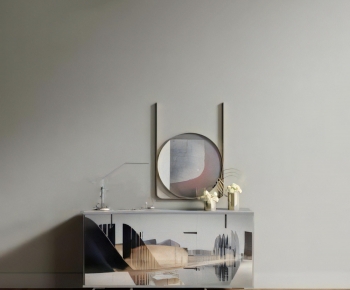 New Chinese Style Side Cabinet-ID:649820094