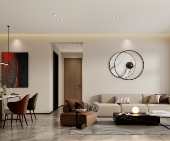 Modern A Living Room-ID:563519951