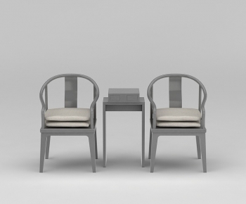 New Chinese Style Lounge Chair-ID:556866885