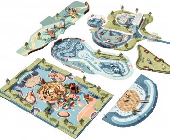 Modern Park Landscape-ID:396377094