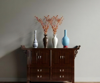 New Chinese Style Entrance Cabinet-ID:878100412