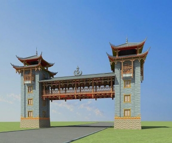 New Chinese Style Door-ID:802942045