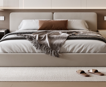 Modern Double Bed-ID:985016111