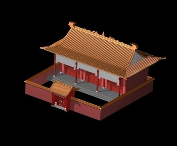 Chinese Style Ancient Architectural Buildings-ID:702579989