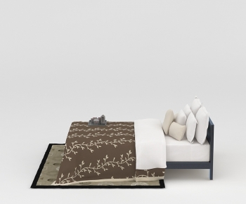 Modern Double Bed-ID:829854018