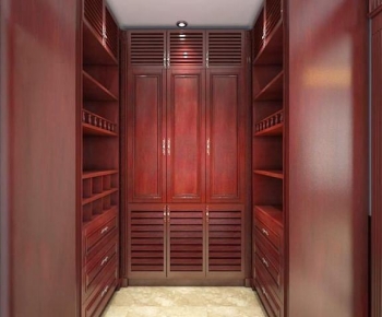 Modern Clothes Storage Area-ID:383781912