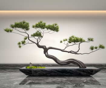 New Chinese Style Plant Landscaping-ID:561898955