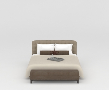 Modern Double Bed-ID:255983116
