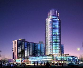 Modern Appearance Of Commercial Building-ID:965919974