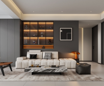 Modern A Living Room-ID:411308051
