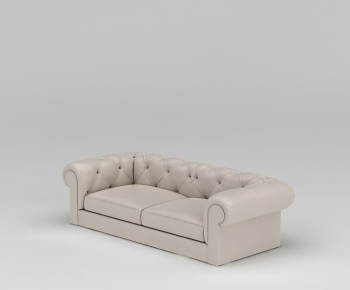 Simple European Style A Sofa For Two-ID:877727032