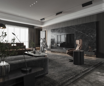 Modern A Living Room-ID:443284997