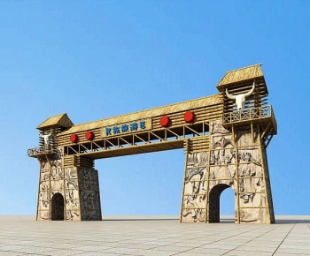 New Chinese Style Door-ID:506624947