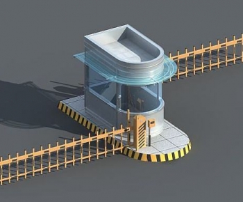 Modern Security Booth-ID:964189058