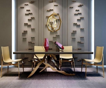 Modern Dining Table And Chairs-ID:298403028