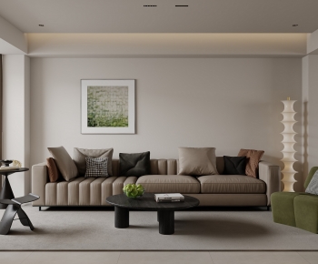 Modern A Living Room-ID:663075924