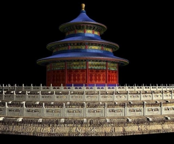 New Chinese Style Ancient Architectural Buildings-ID:940823083