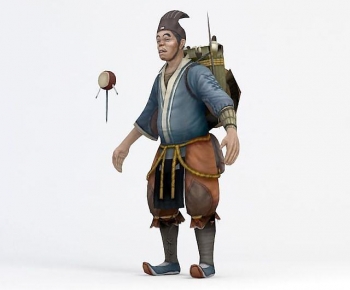 现代书生游戏角色模型-ID:610338938