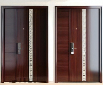 New Chinese Style Unequal Double Door-ID:127558954