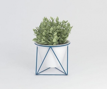 Modern Potted Green Plant-ID:790539987
