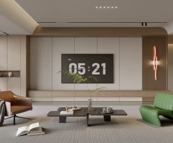 Modern A Living Room-ID:871165999