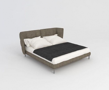 Modern Double Bed-ID:484980117