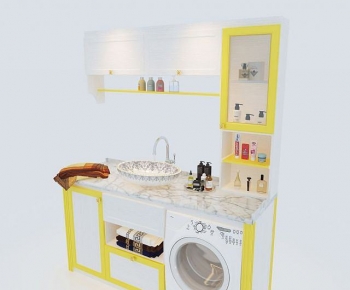 Modern Laundry Cabinet-ID:204735996