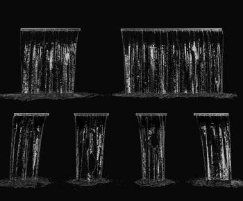 Modern Rockery Waterscape-ID:791937117