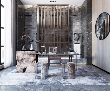 New Chinese Style Tea House-ID:561393988