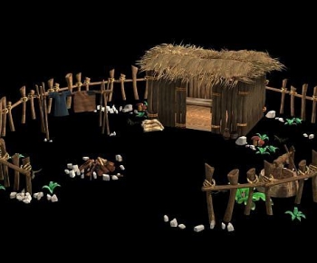 New Chinese Style Building Appearance-ID:175216912