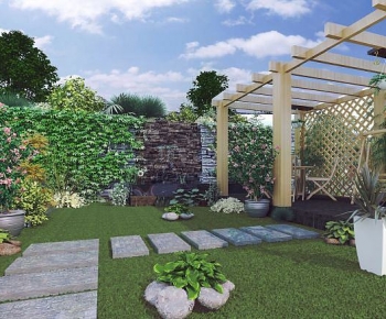 Modern Courtyard/landscape-ID:199223044