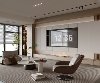 Modern A Living Room-ID:683535106