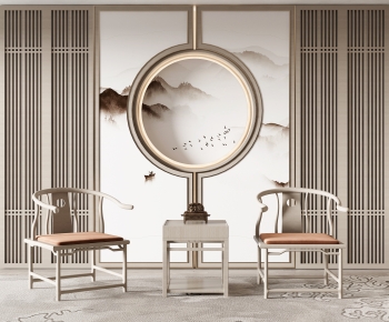 New Chinese Style Lounge Chair-ID:587016118