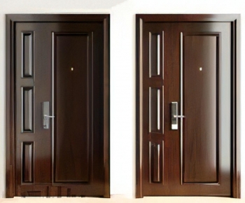 Modern Unequal Double Door-ID:720516921
