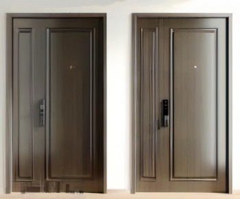 Modern Unequal Double Door-ID:885870557