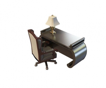 Modern Office Desk And Chair-ID:708352098