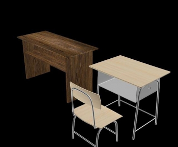 Modern Computer Desk And Chair-ID:822424896