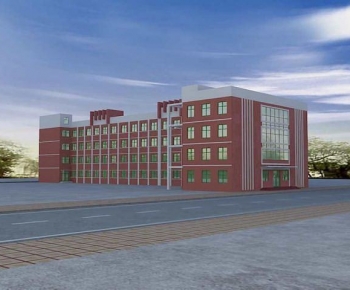 Modern School Building-ID:913209993