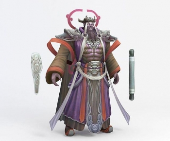 现代游戏人物角色模型-ID:602576978