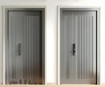 Modern Unequal Double Door-ID:200786116