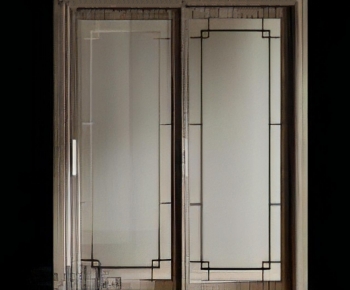 New Chinese Style Sliding Door-ID:430578956