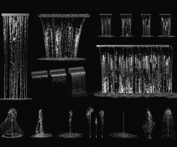 Modern Rockery Waterscape-ID:700771096