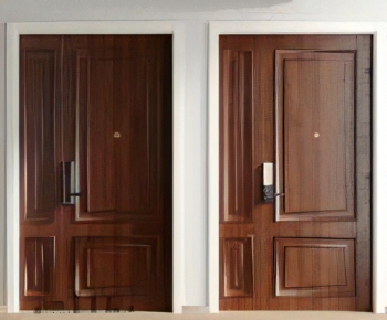Modern Unequal Double Door-ID:242640979