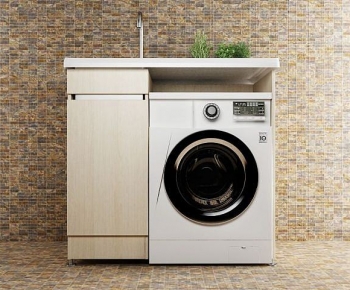 Modern Laundry Cabinet-ID:722628128