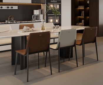 Modern Dining Table And Chairs-ID:289049121