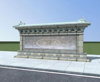 Chinese Style Landscape Wall-ID:926413069