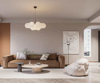 Modern A Living Room-ID:762383946