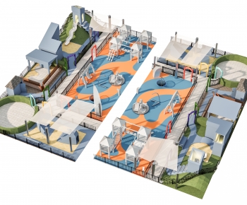 Modern Park Landscape-ID:936583047